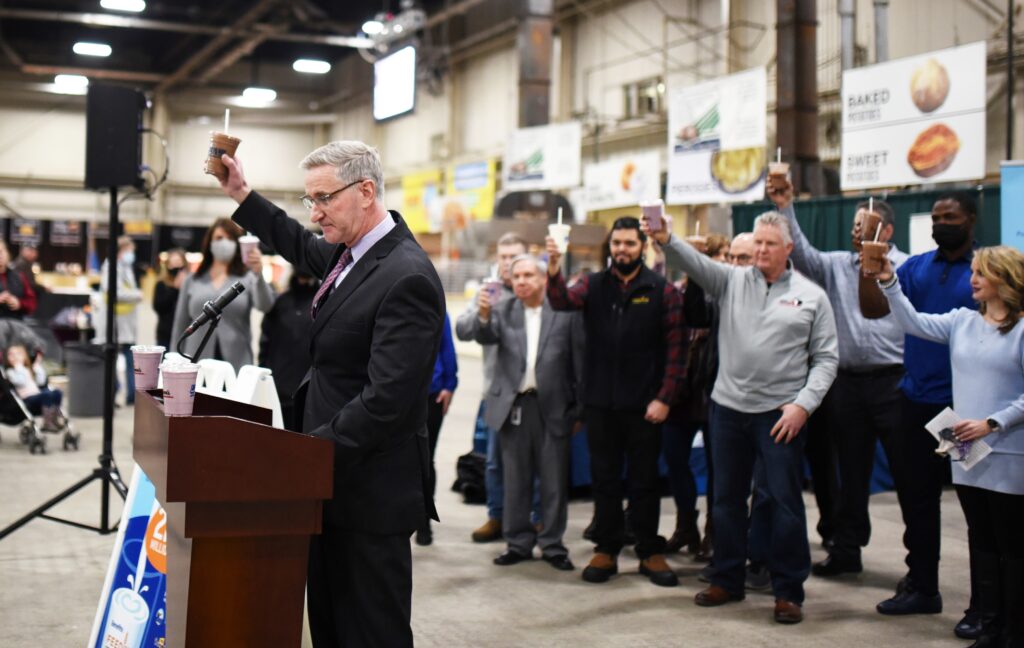 PA Farm Show Fill A Glass With Hope Toast